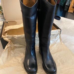 Frye tall Melissa lug boots 7